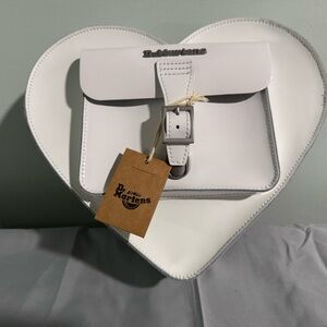 Dr. Martens White Mini Leather Bag